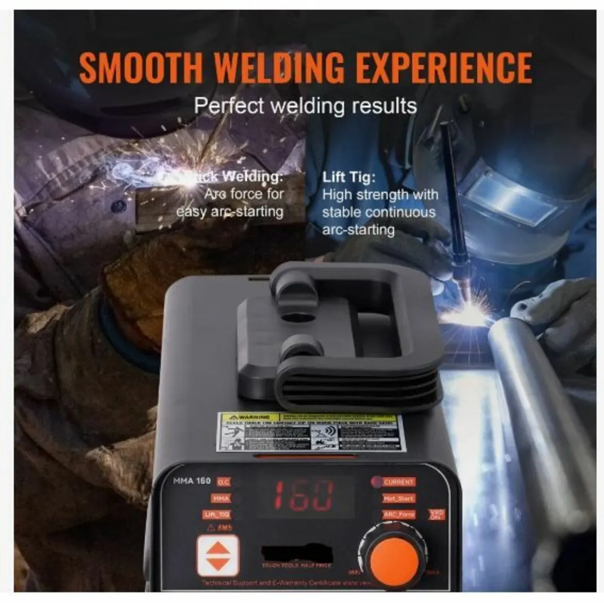 220V Stick Welder, 160A ARC/Lift TIG Welding - Image 3
