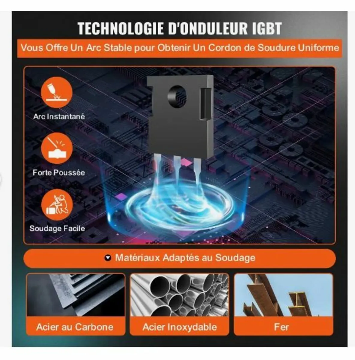 MIG Welder 250 Amp MIG TIG Arc Welder 3 in 1 - Image 3