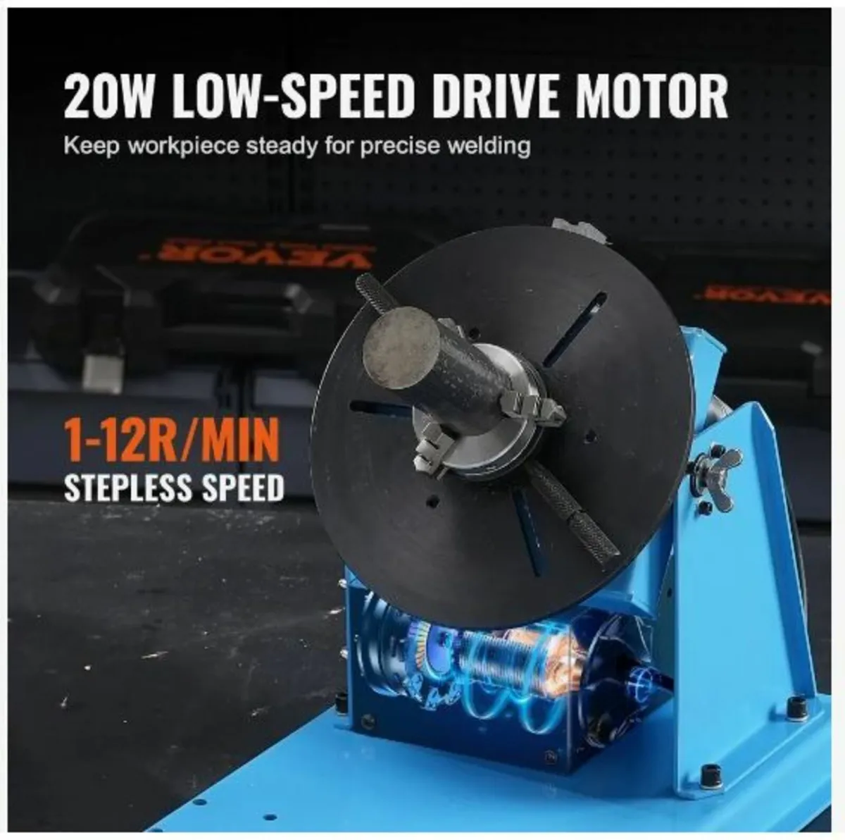 Rotary Welding Positioner 10KG, 0-90° Welding - Image 2