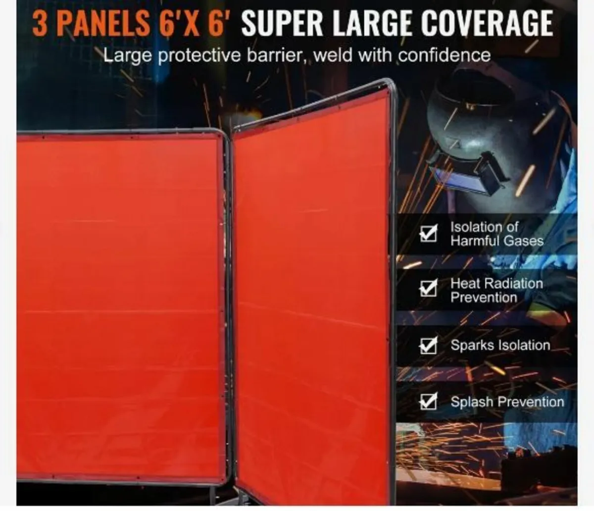 Welding Screen with Frame - Image 2