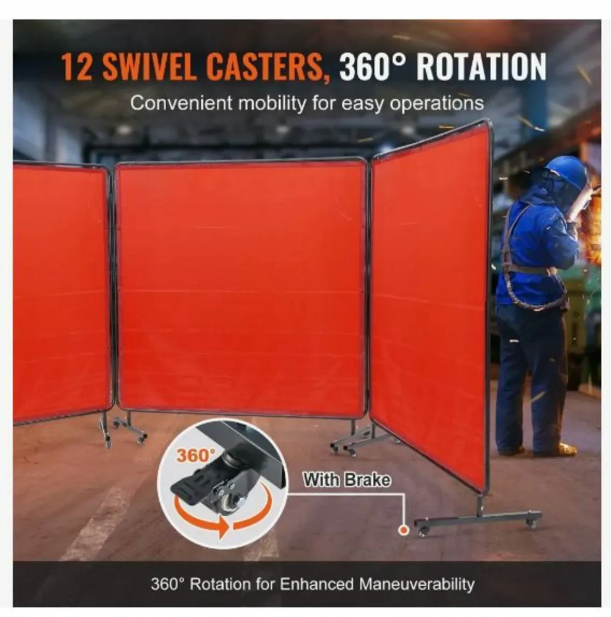 Welding Screen with Frame - Image 3