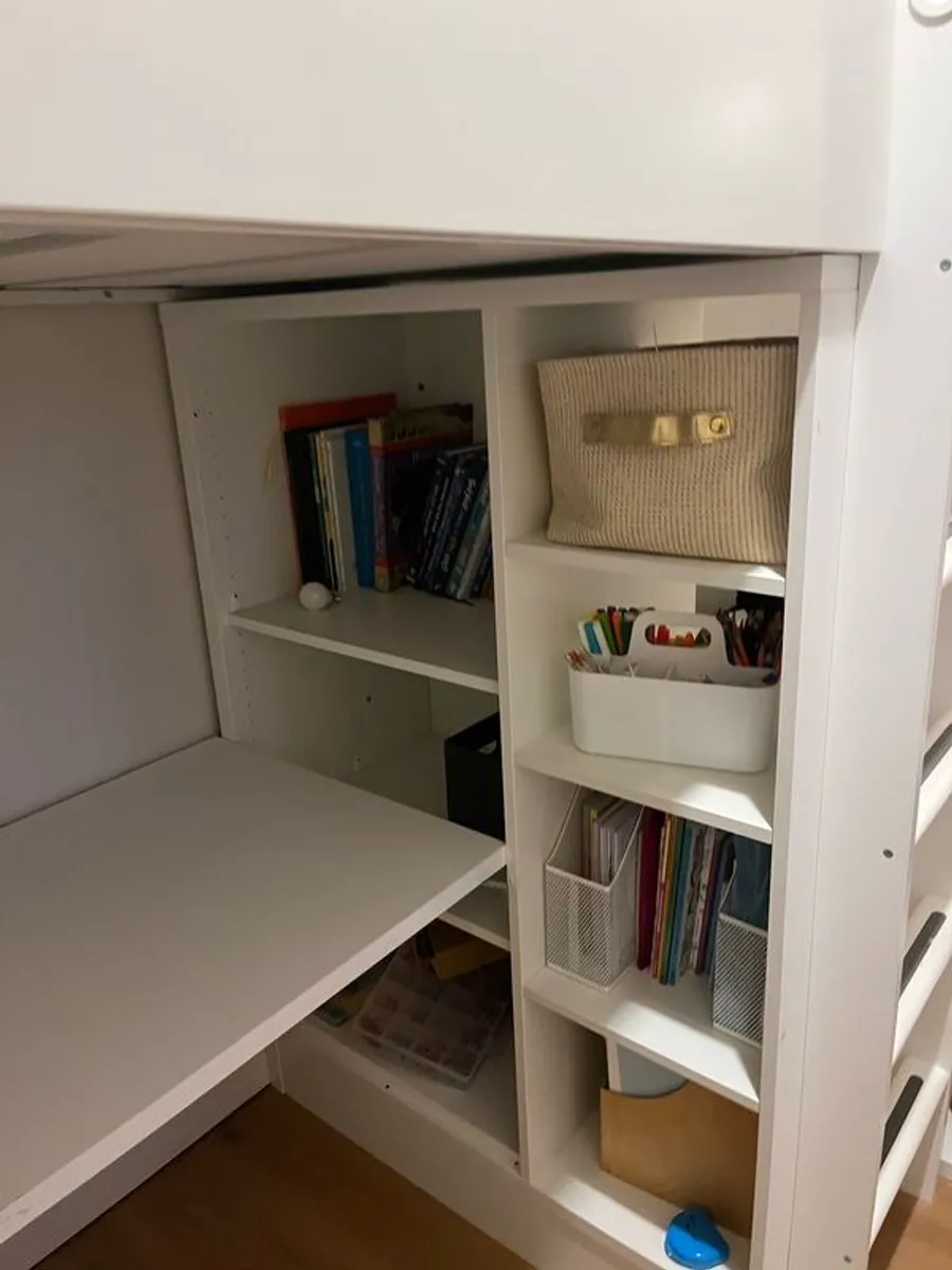 High sleeper bed desk smastad ikea - Image 2