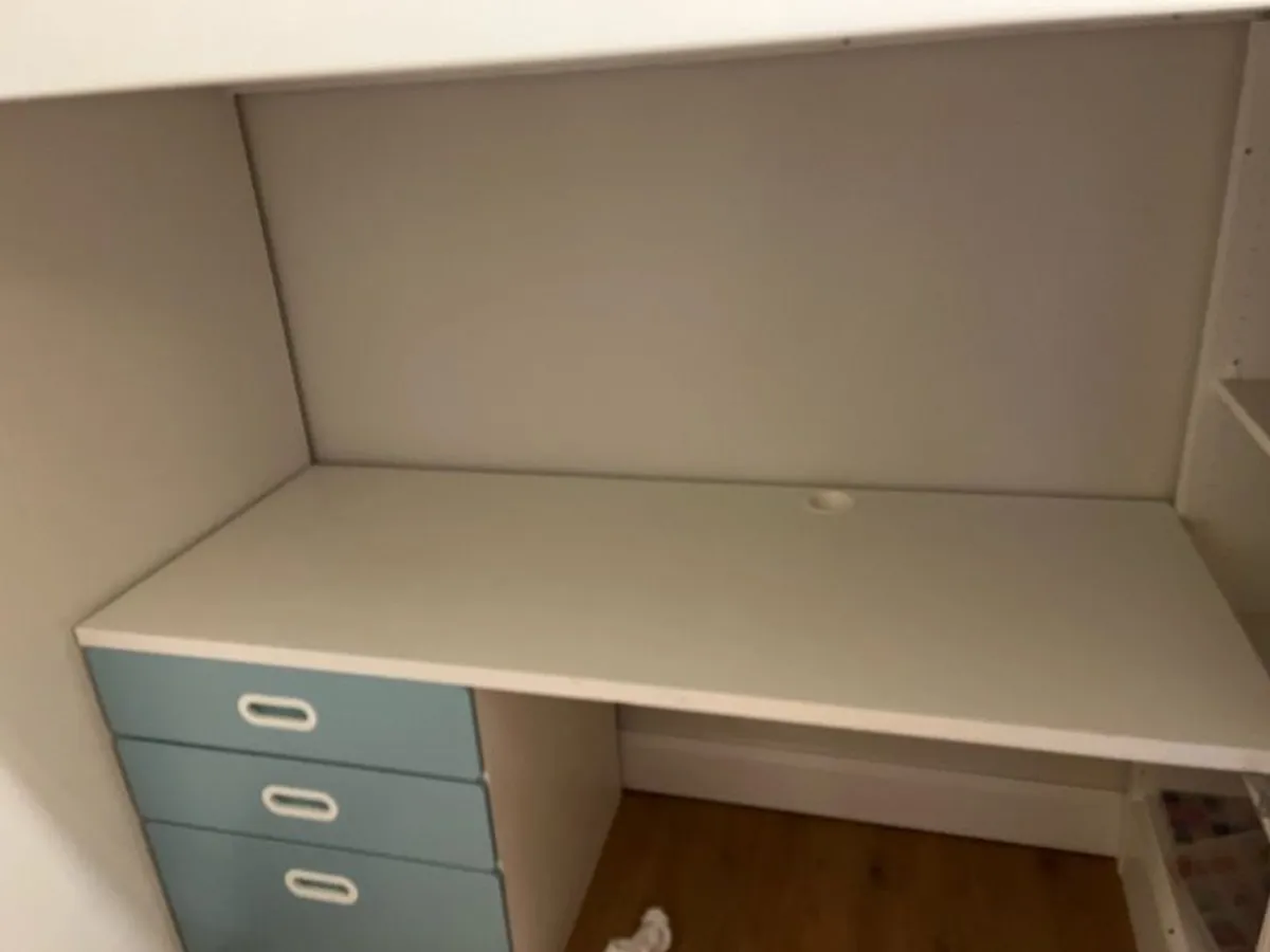 High sleeper bed desk smastad ikea - Image 3