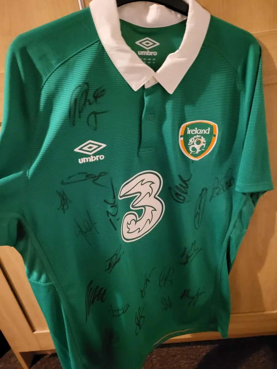 Signed ireland jersey