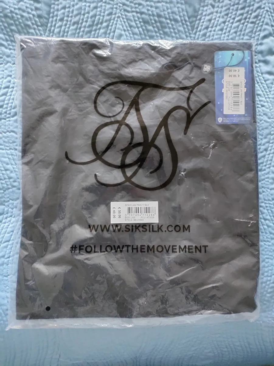 SikSilk Space Jam 2 shirt L New - Image 4