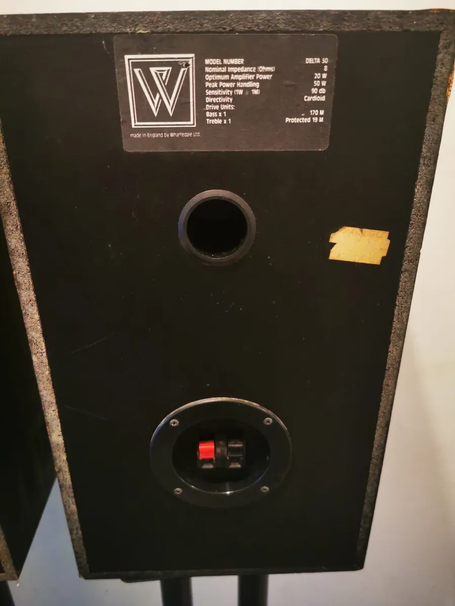 Wharfedale Bookshelf Speakers with stands - Image 4