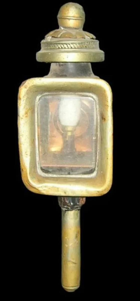 Vintage Original Carriage/Buggy Lamp - Image 1