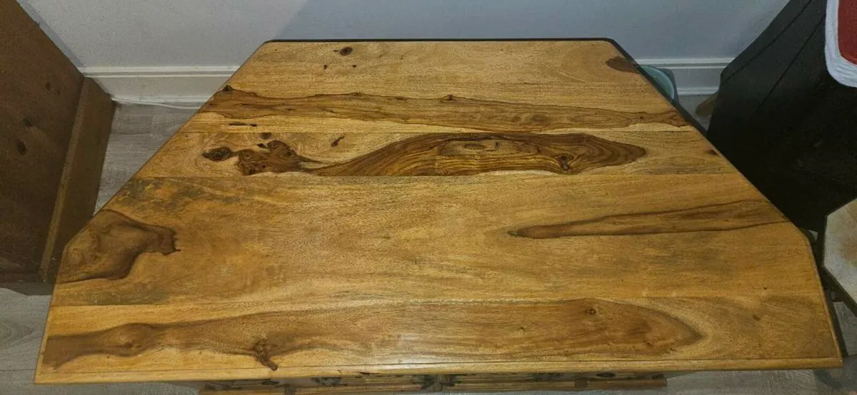 Solid Wood Sheesham TV Unit - Image 2