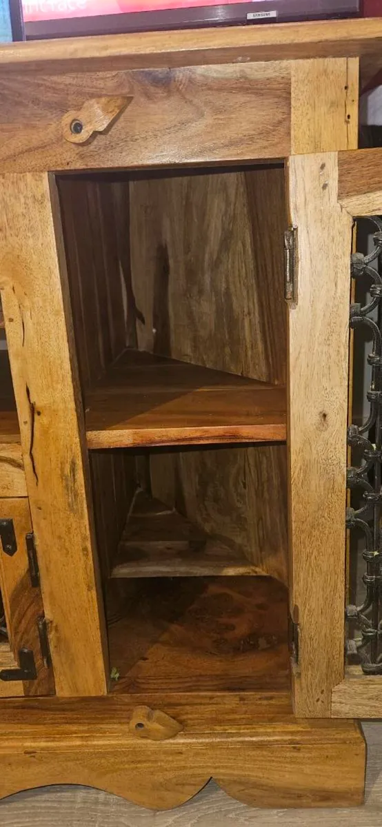 Solid Wood Sheesham TV Unit - Image 3