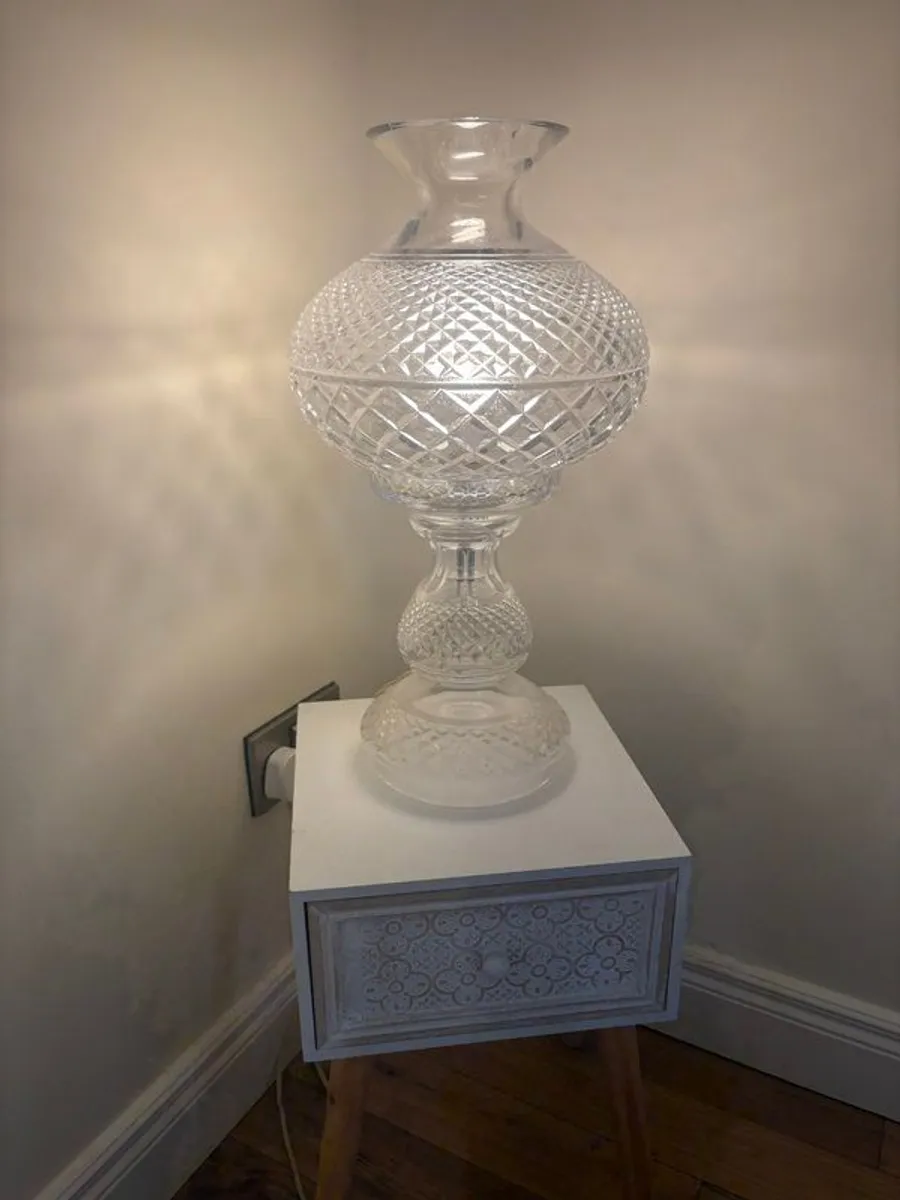 Waterford Crystal handmade lamp - Image 1