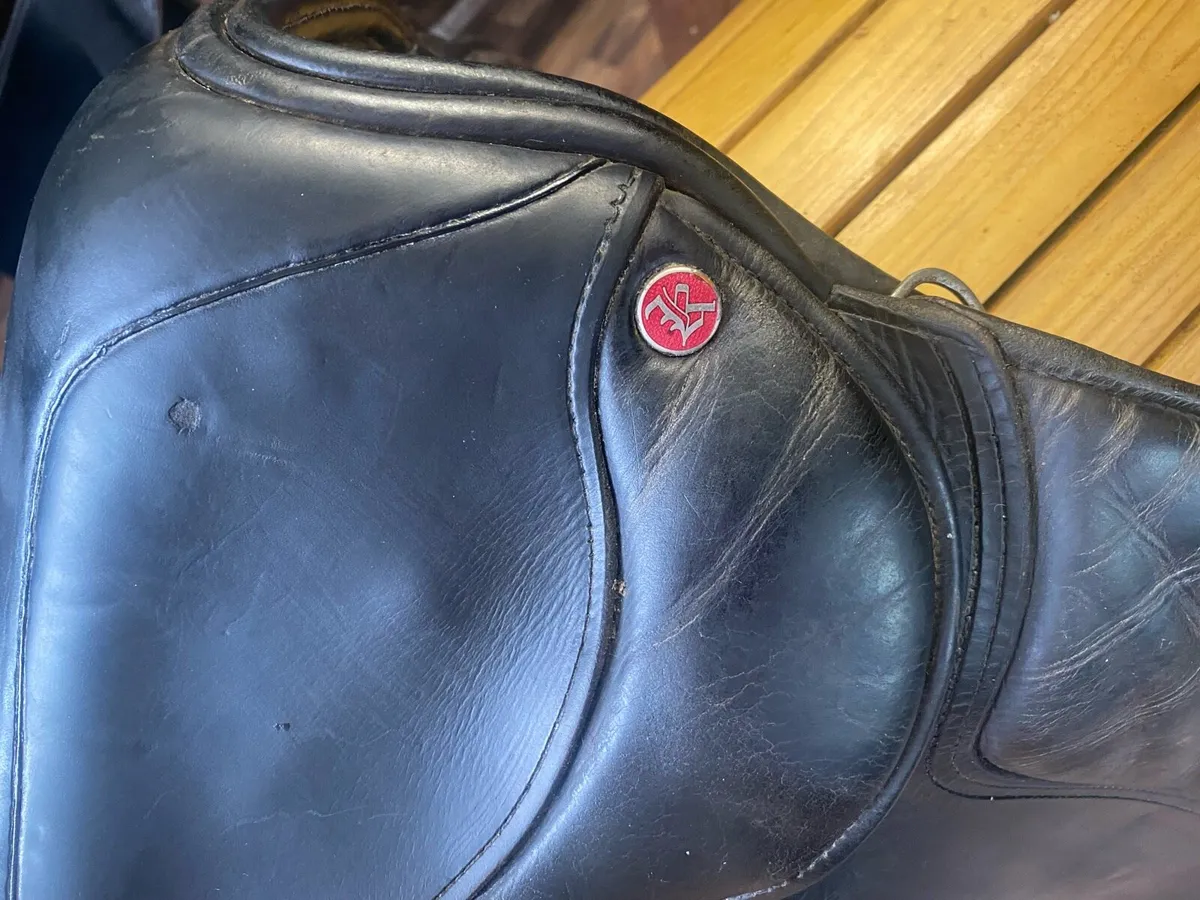 Kings black Leather saddle - Image 3