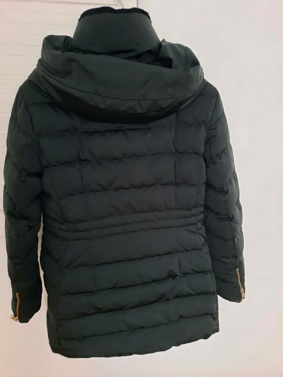 Zara Dark Green coat - Image 2