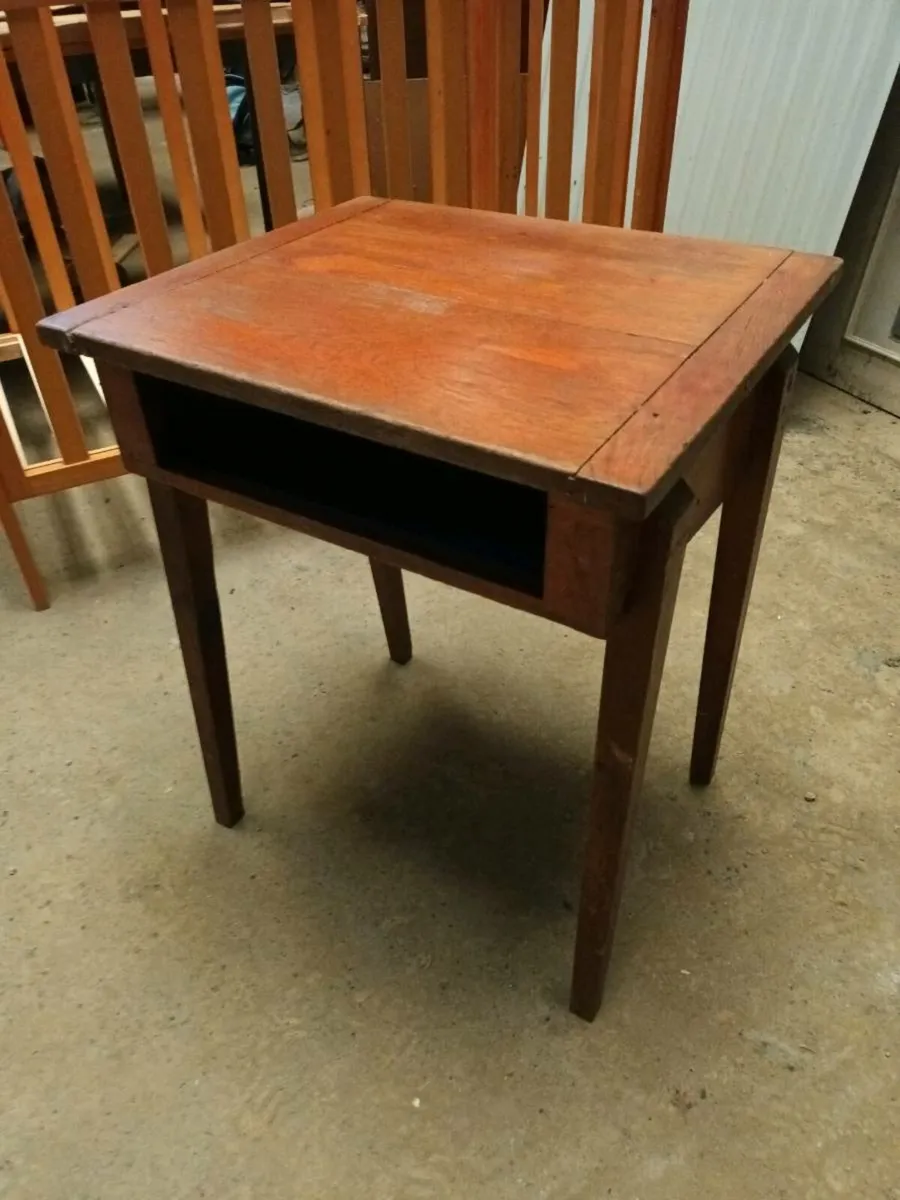 Vintage School Desk - Image 2