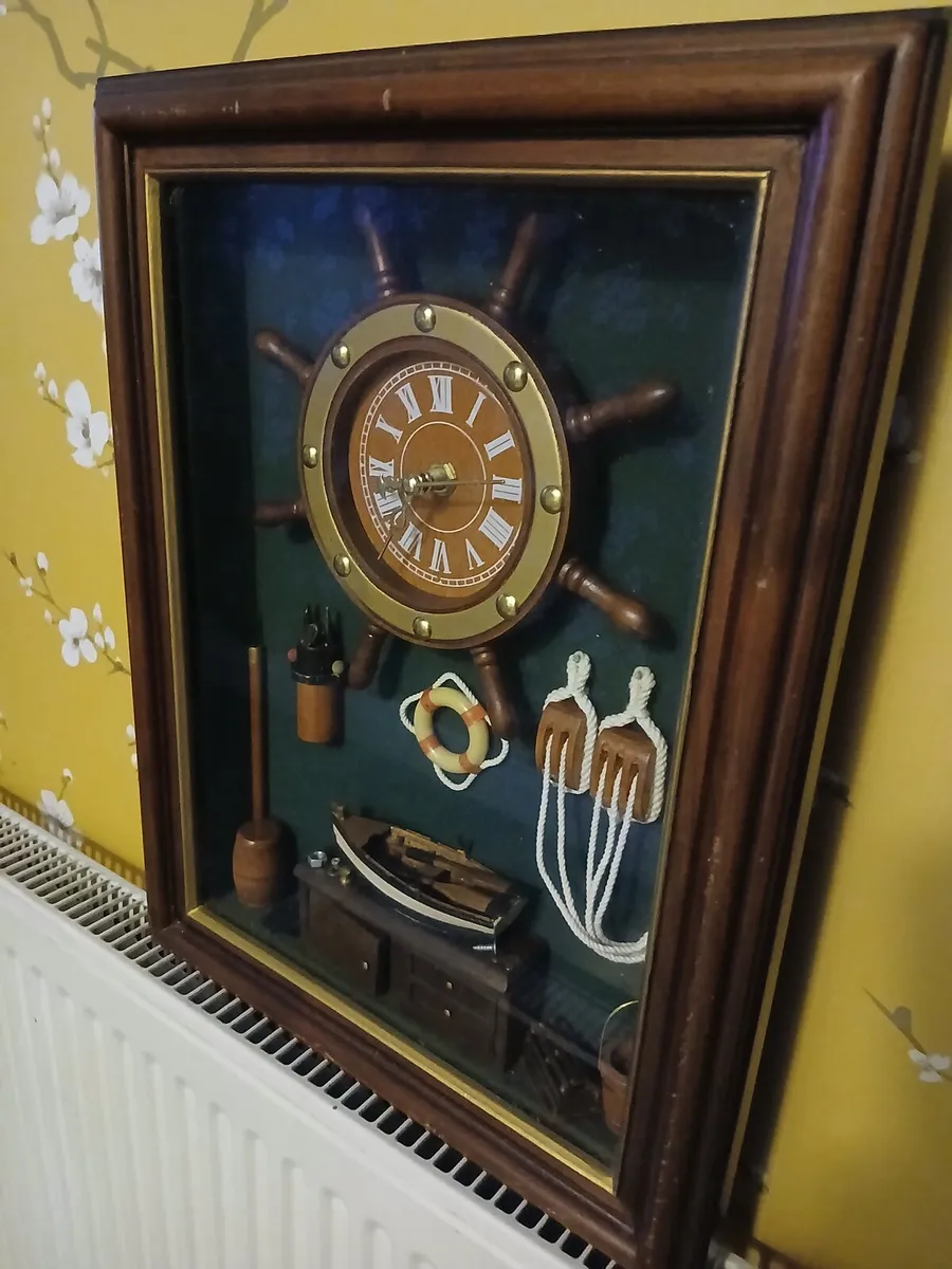 Vintage Nautical Theme Diorama/Shadow Box - Image 1