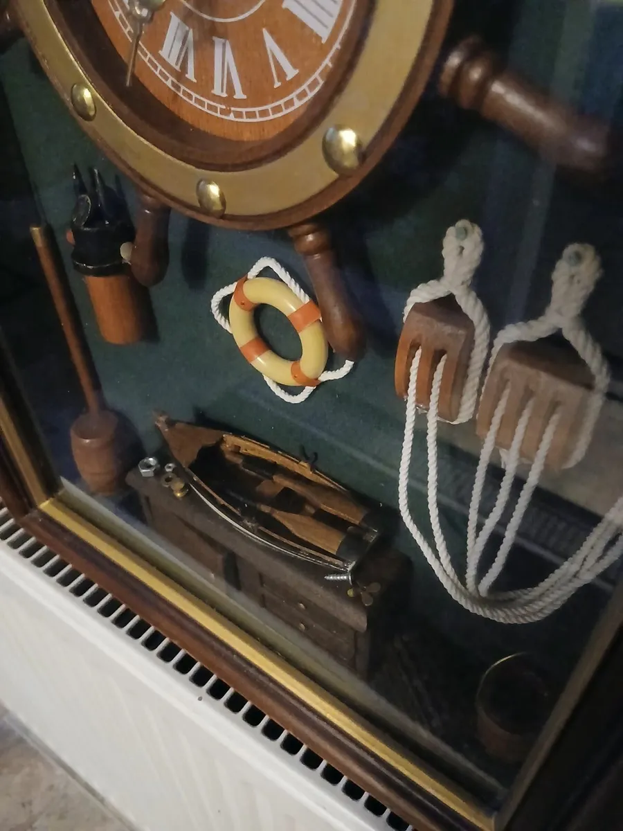 Vintage Nautical Theme Diorama/Shadow Box - Image 2