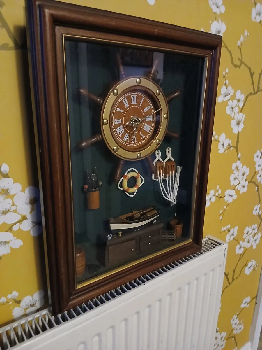 Vintage Nautical Theme Diorama/Shadow Box - Image 3