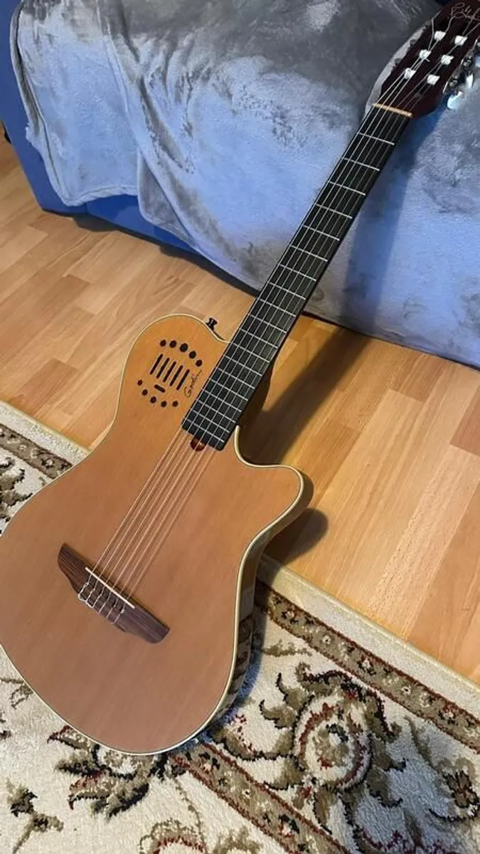 Godin Multiac Grand Concert Duet Ambiance Nylon Guitar - Image 1