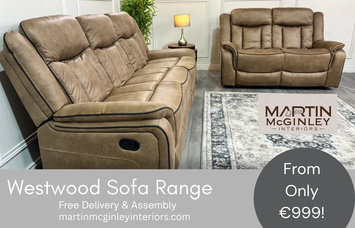 New Westwood 3+1+1 Fabric Sofa Sets - Image 2