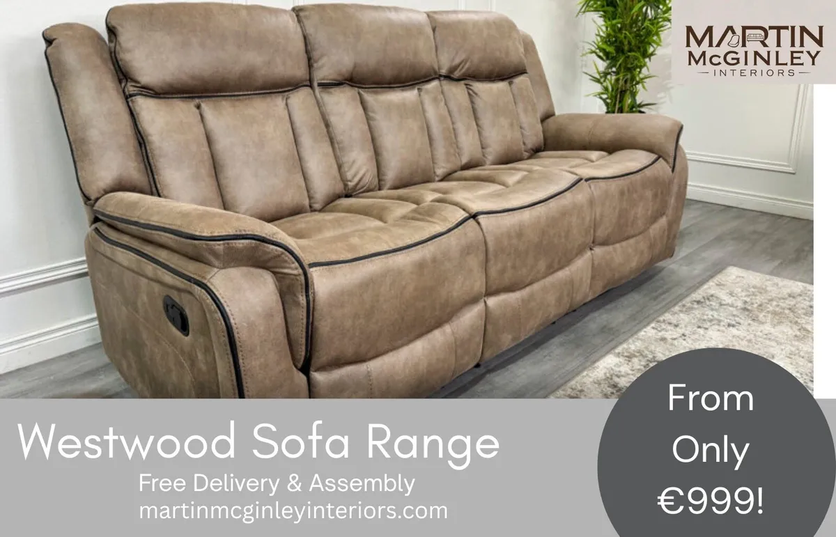 New Westwood 3+1+1 Fabric Sofa Sets - Image 3