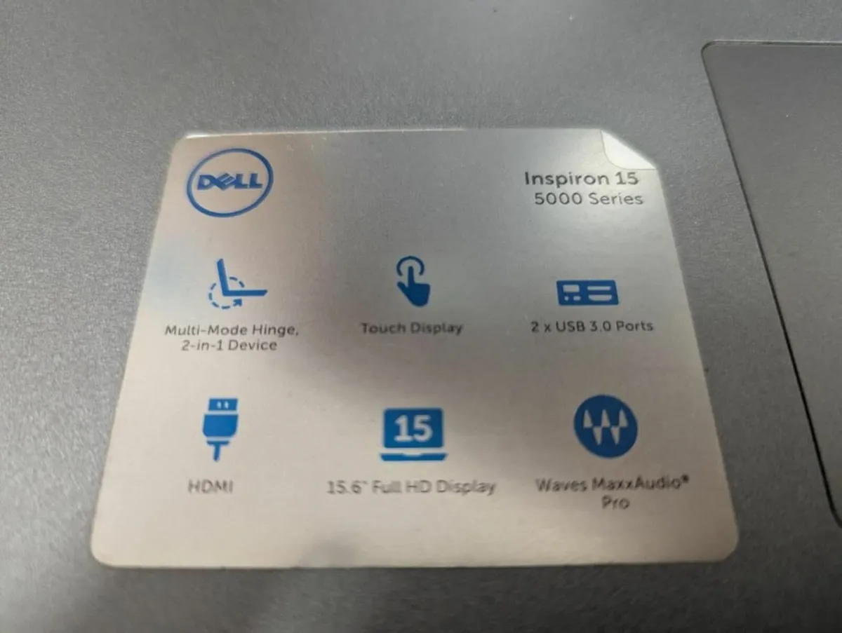 Dell Inspiron 15" 5000 2-in-1 TOUCH I5 16GB 250GB - Image 3