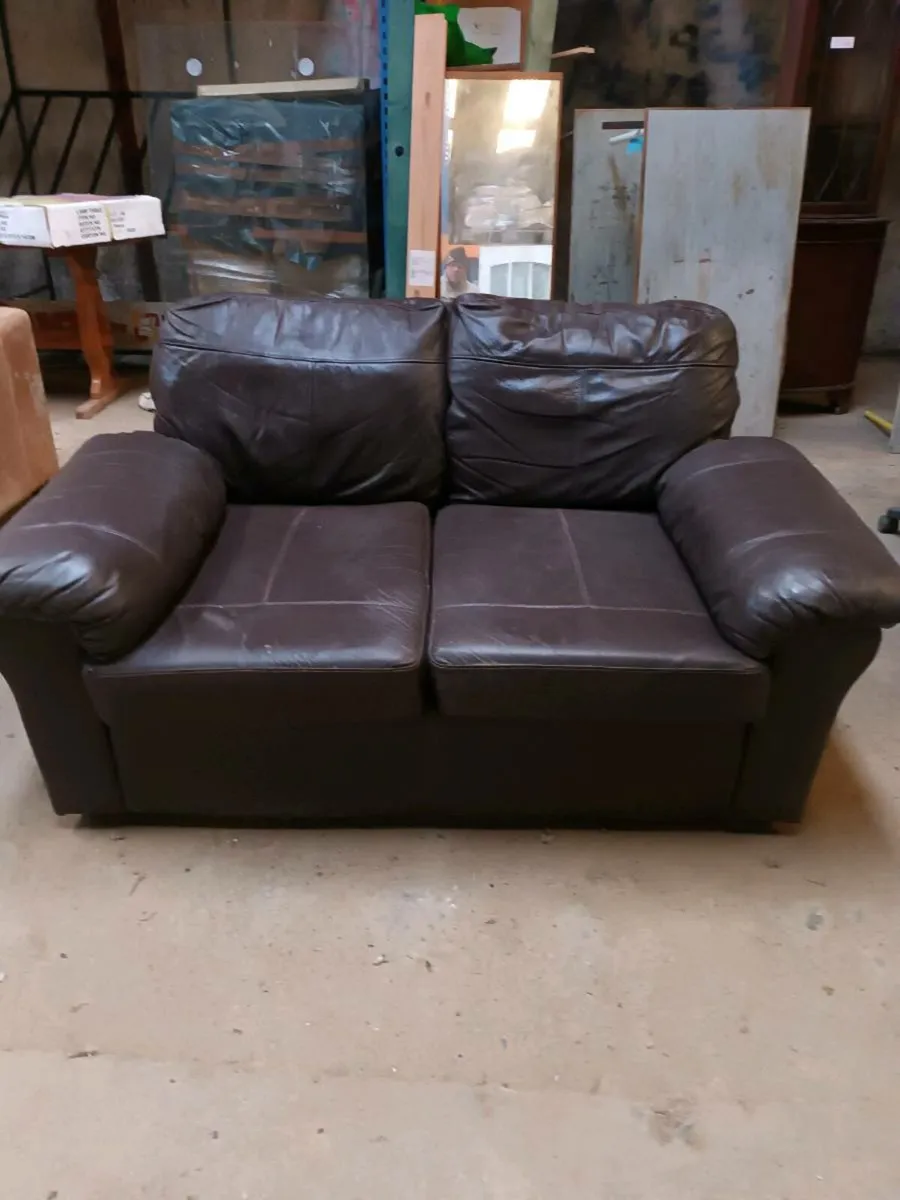 Leather Sofa - Image 1