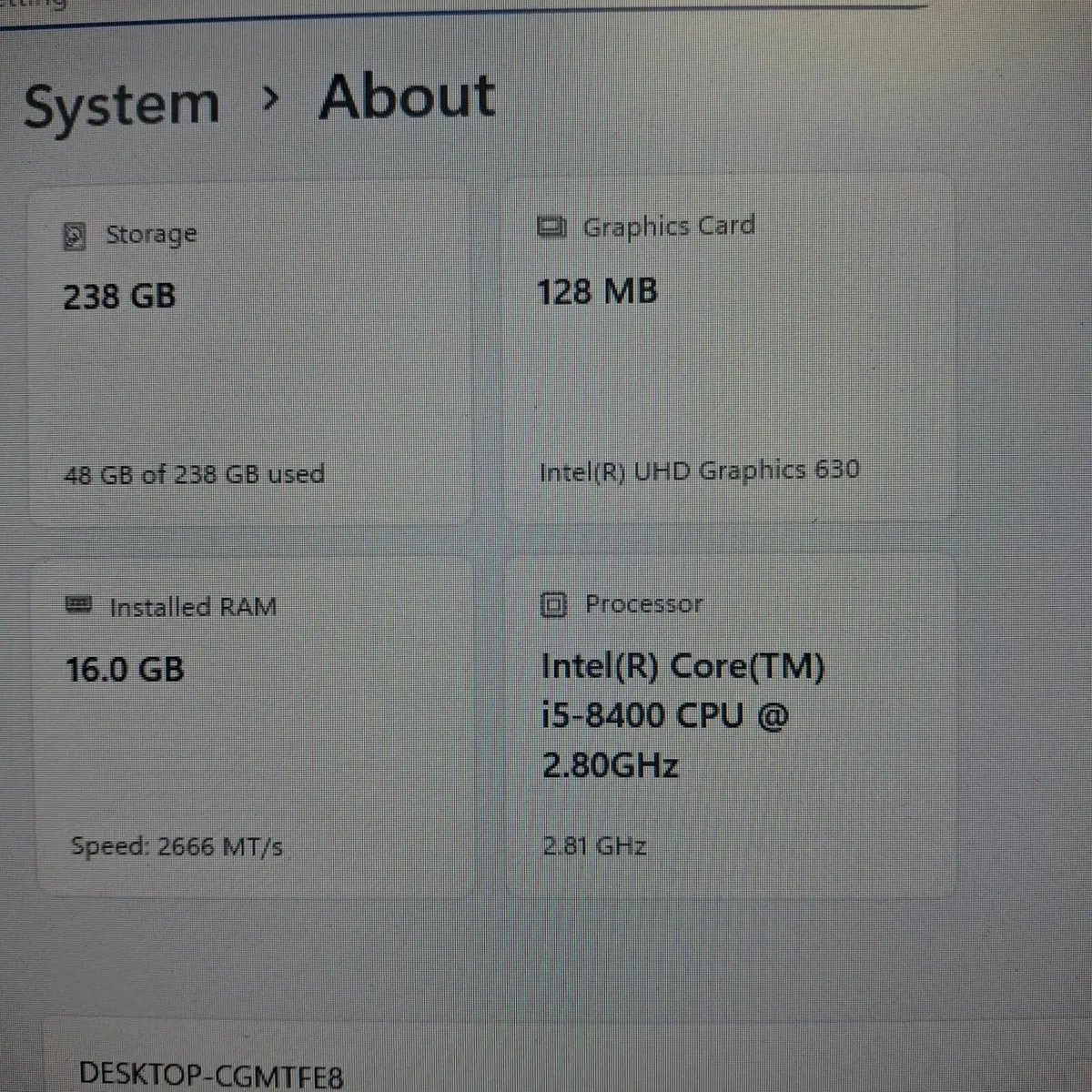 Dell OptiPlex 3060 SFF | i5-8400 | 16GB RAM | 256G - Image 3