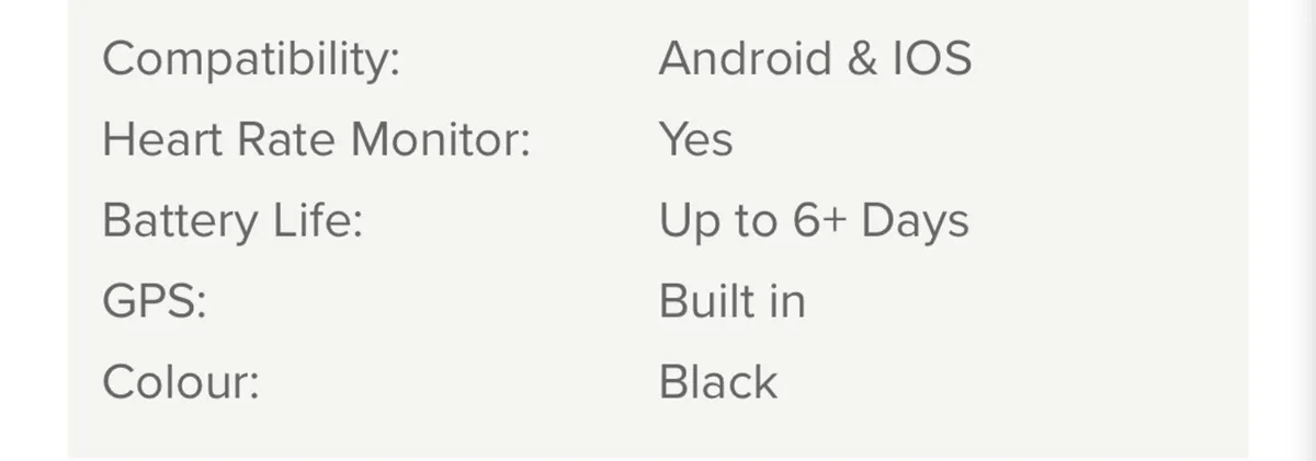 Fitbit Verso 3 Health and Fitness Smart Watch . - Image 2