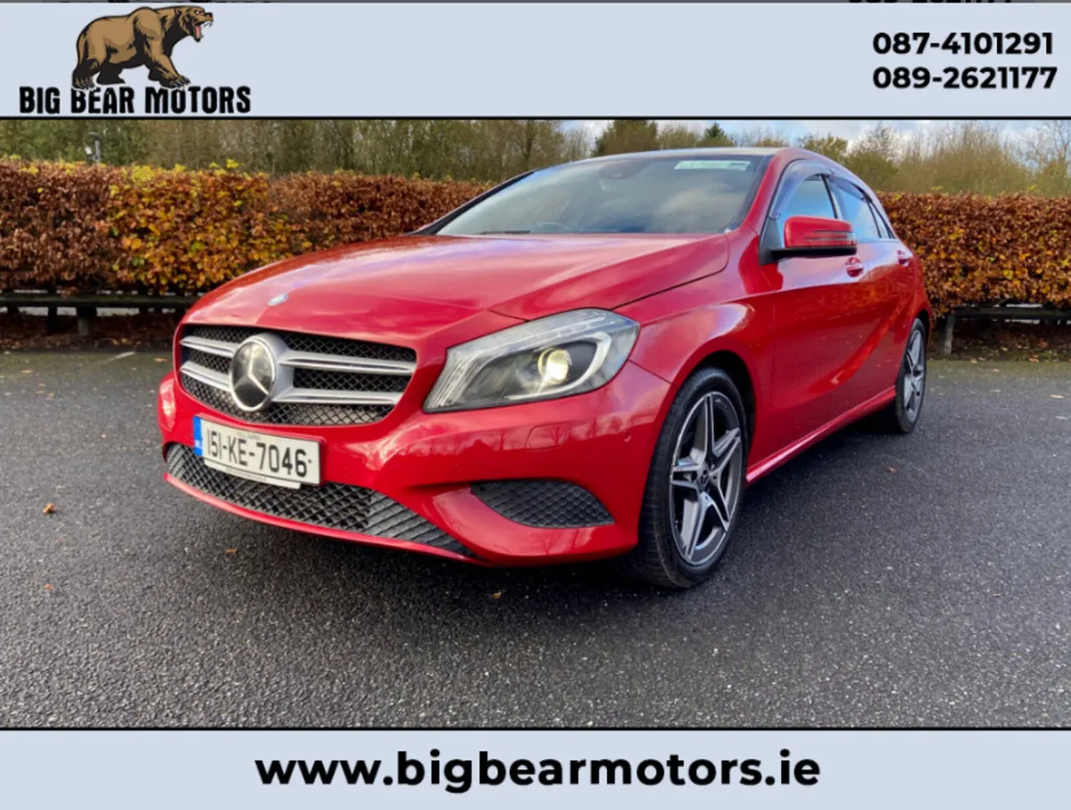 Mercedes A180 Auto // 2 Tone Red With Black Roof / - Image 1