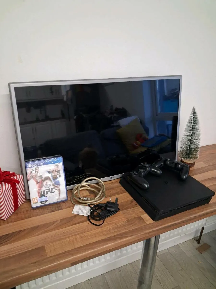 Ps4 slim 500gb with 2 controller and ps3 consoles - Image 1