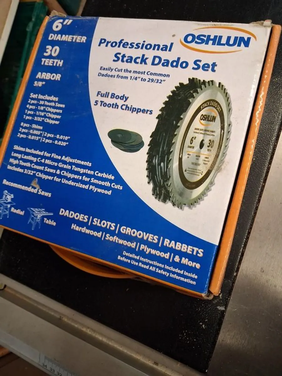 Oshlun 6" dado stack.