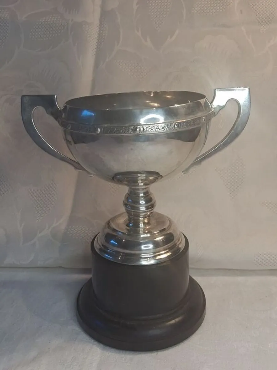 Irish Art Deco Sterling Silver Cup On Original Plynth - Image 2