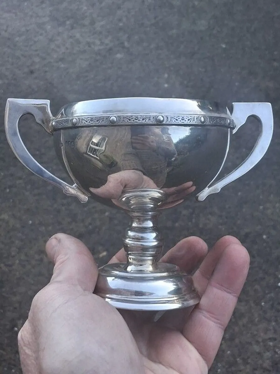 Irish Art Deco Sterling Silver Cup On Original Plynth - Image 3