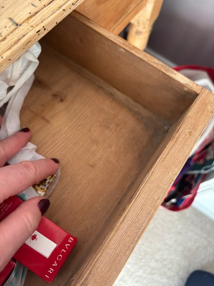 Hall dresser with mirror - Image 3