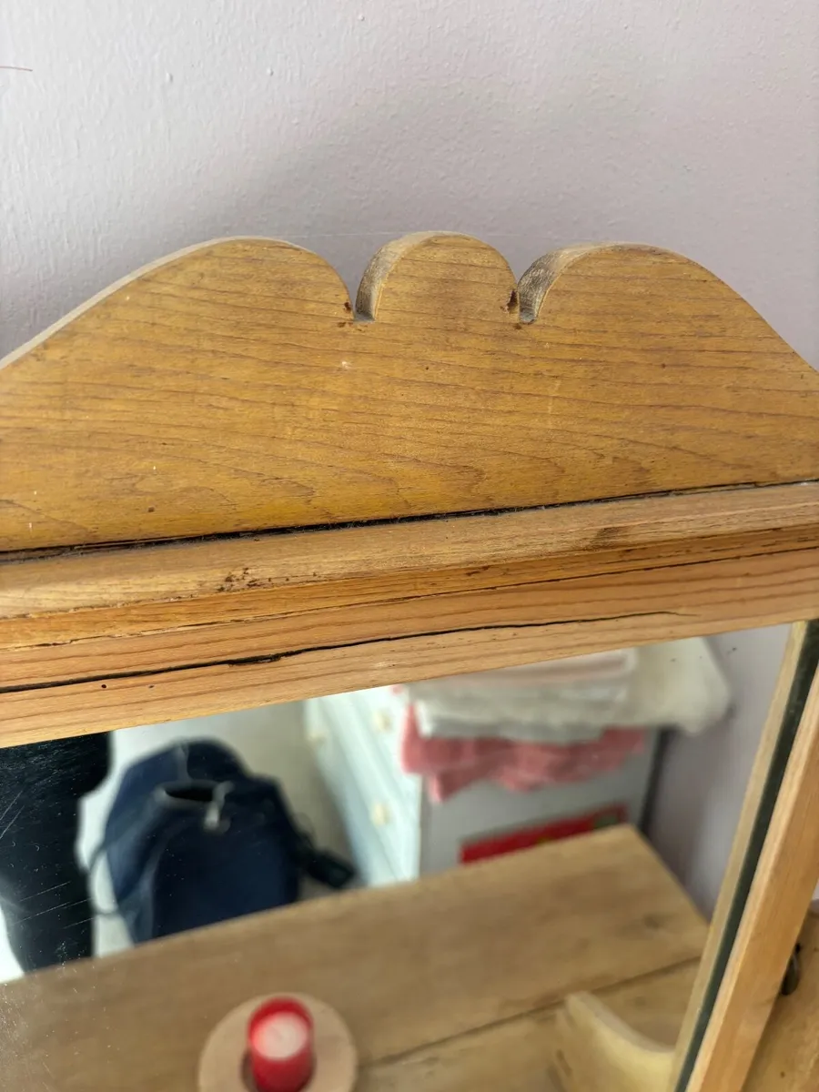 Hall dresser with mirror - Image 4