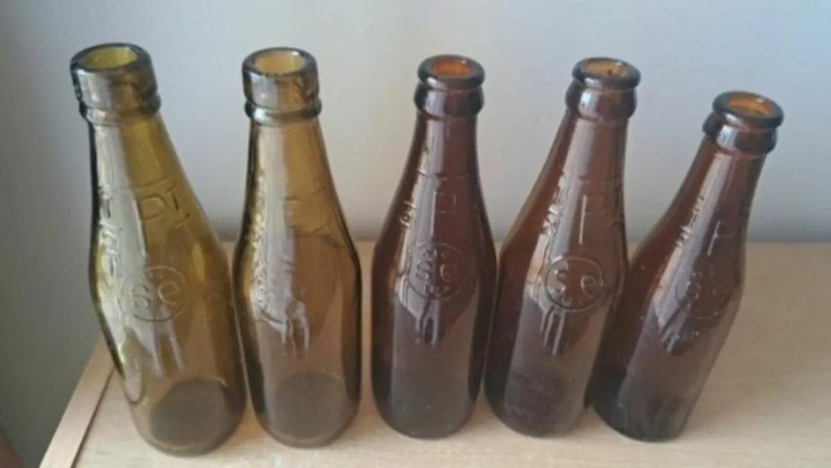 5.....1970s  GUINNESS BOTTLES
