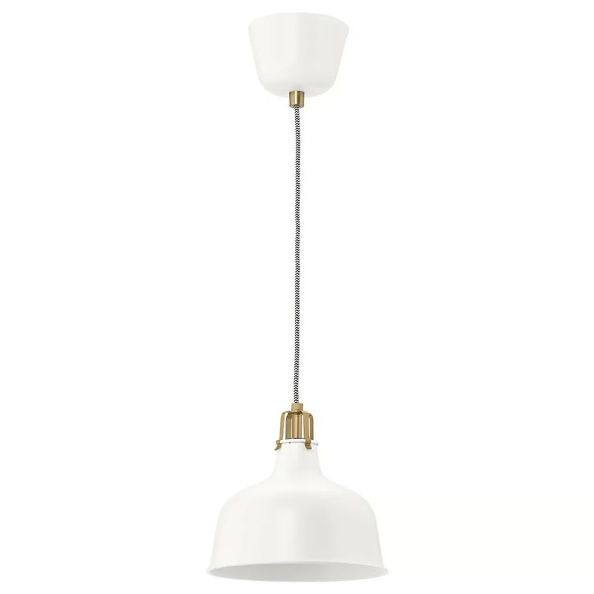 Two IKEA RANARP Pendant Lamps, Off-White - Image 1