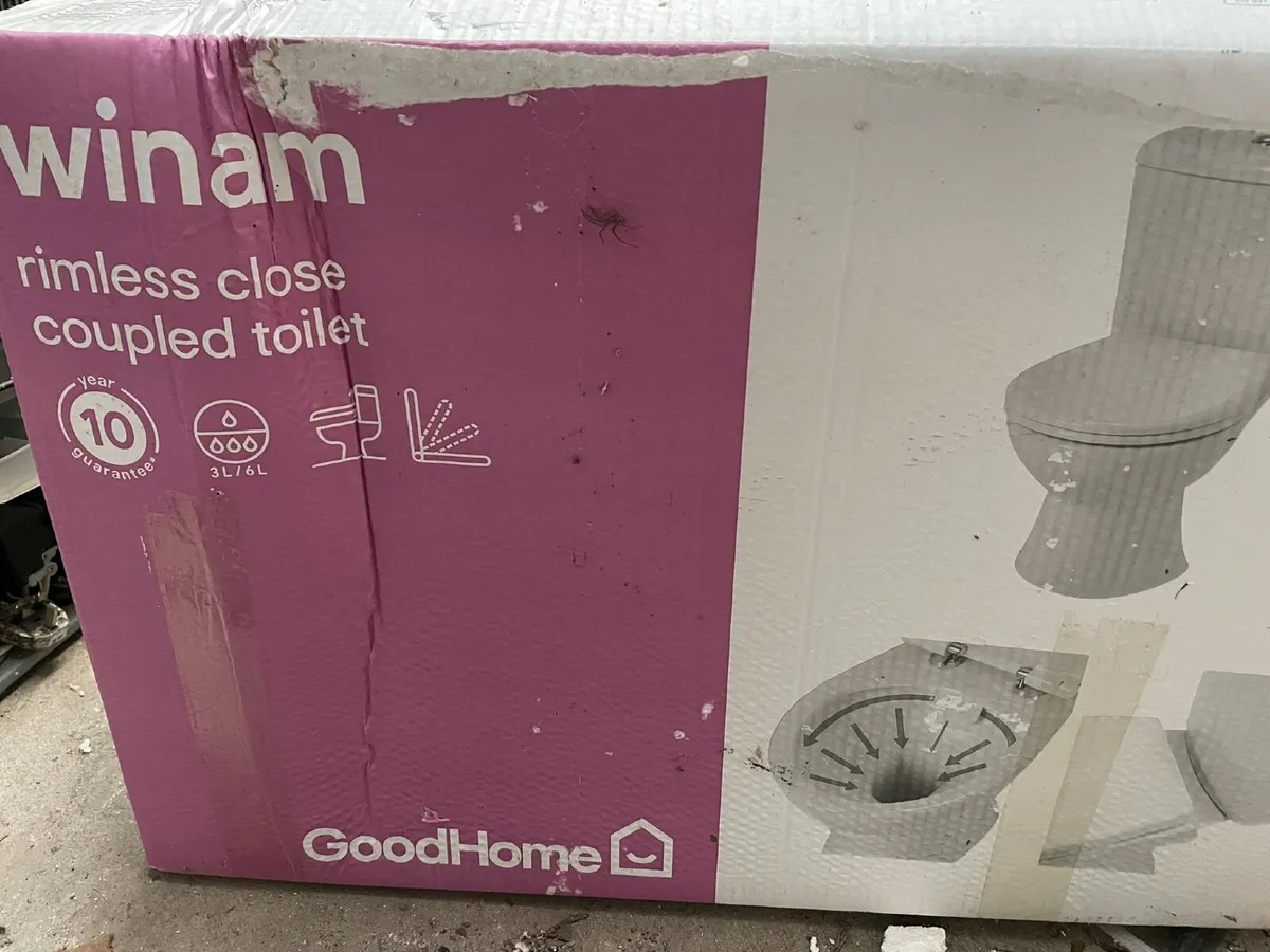 Rimless close coupled ‘Brand New’ Toilet - Image 3