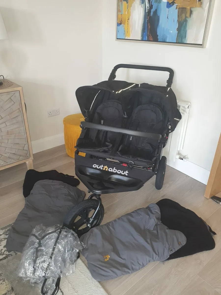 Out N About with 2 footmuffs - Image 1