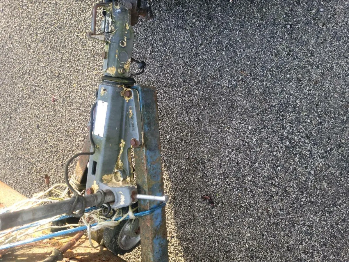 16ft by 7ft flat bed trailer new cheqer floor - Image 4