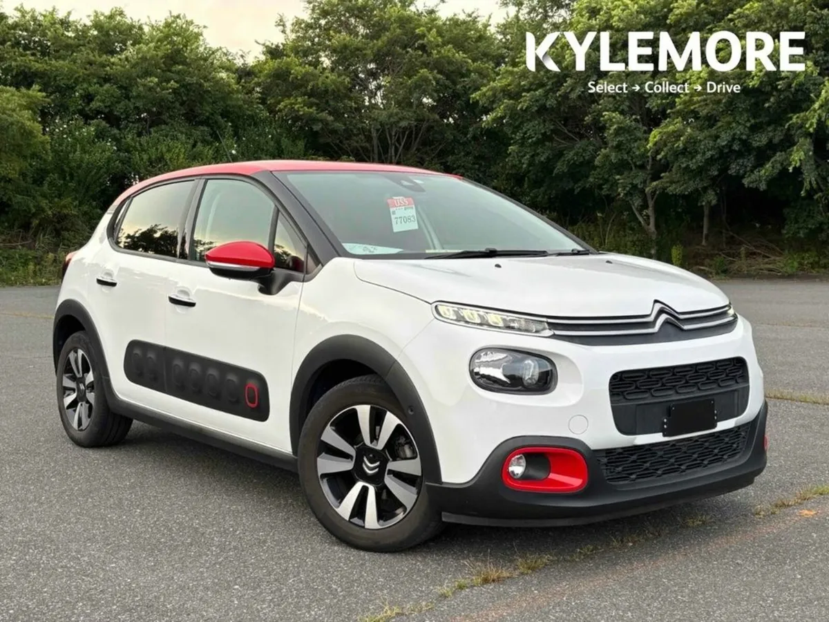 Citroen C3 SHINE EDITION - WHITE/RED TWO TONE - FA - Image 1