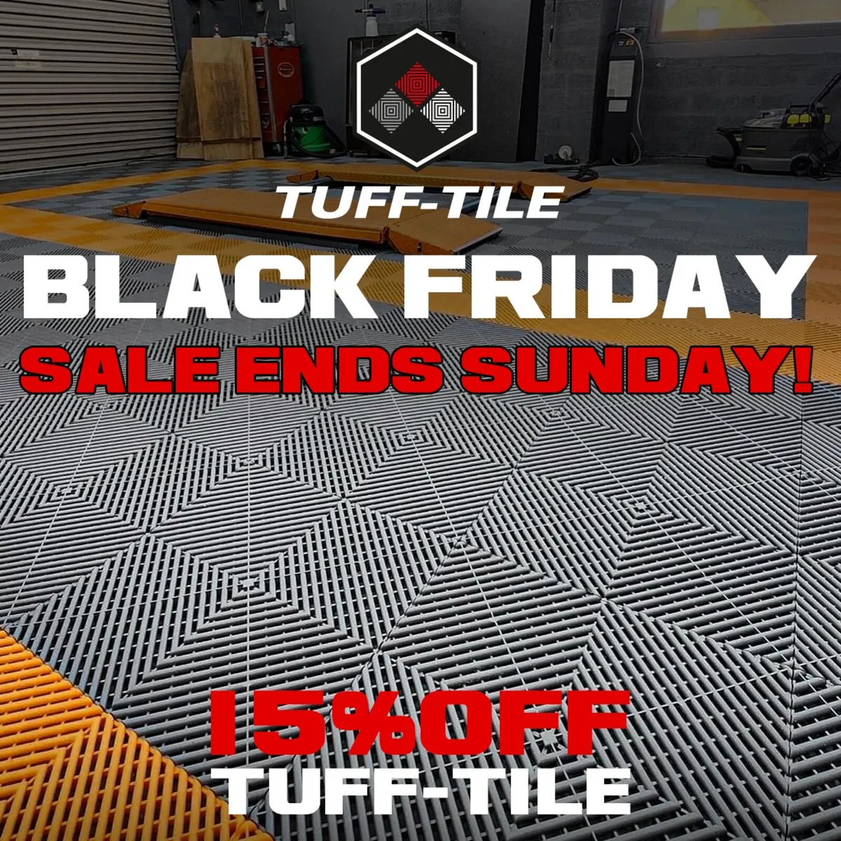 Flooring for Garage Shed Showroom Shop Gym Tiles - Image 1