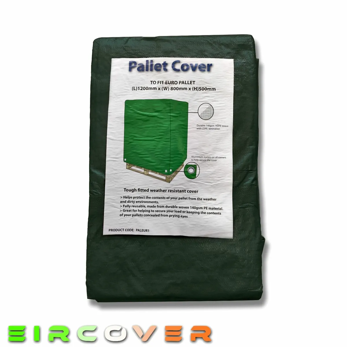 Euro Pallet Cover Small - 1220 (L) x 820 (W) x 500 - Image 2