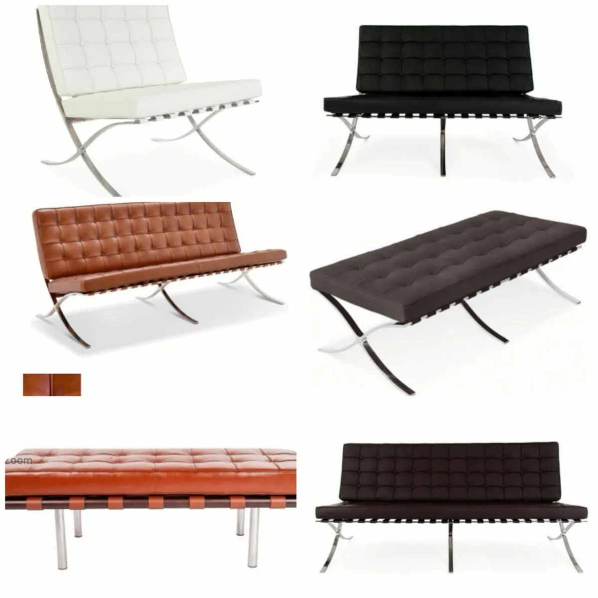 Pavillion, Van De Rohe Inspired Chairs