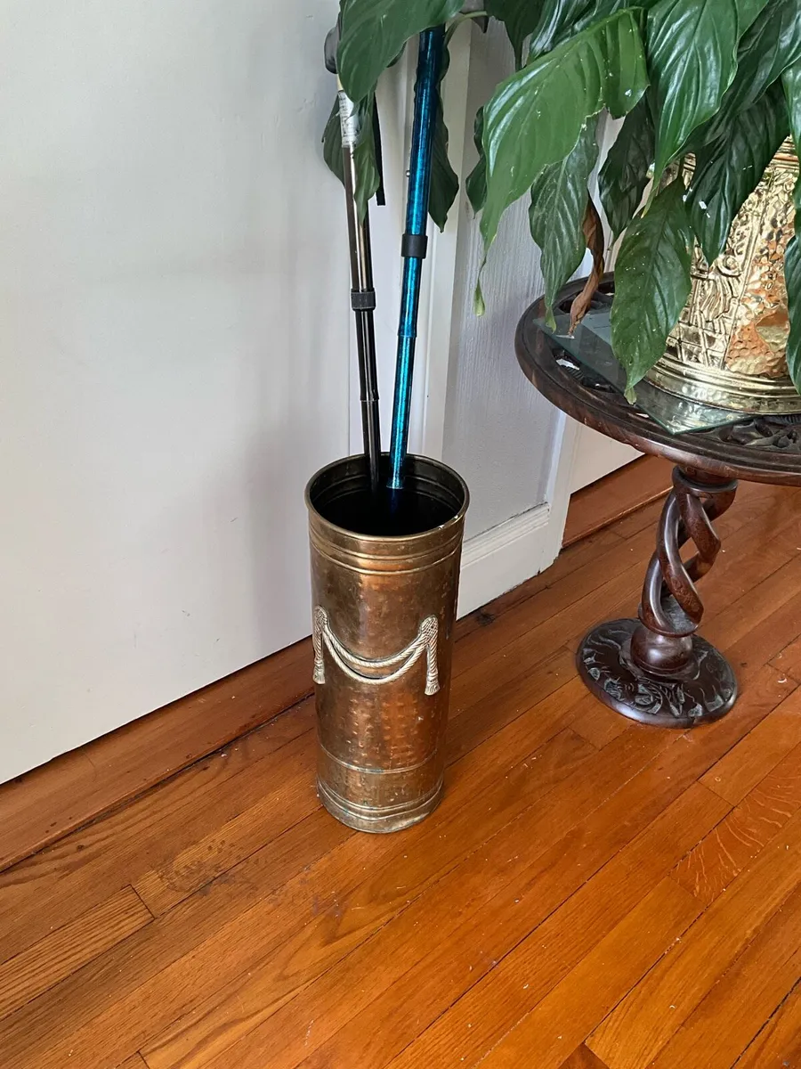 Vintage Brass Stick/Umbrella Stand - Image 4