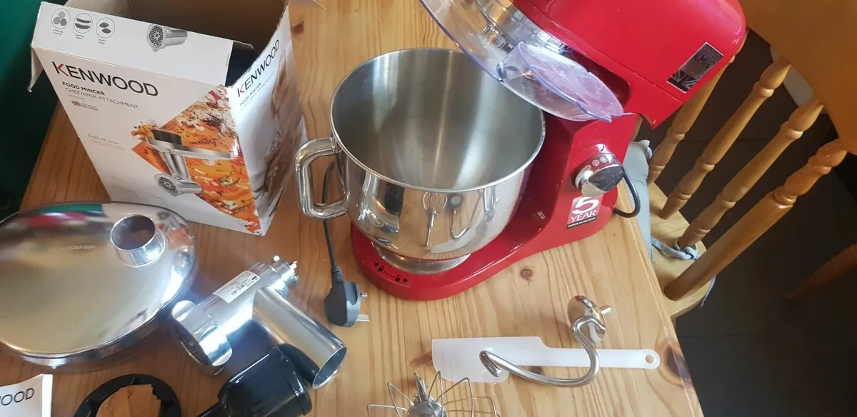 Kenwood Chef Mixer and attachments - Image 1