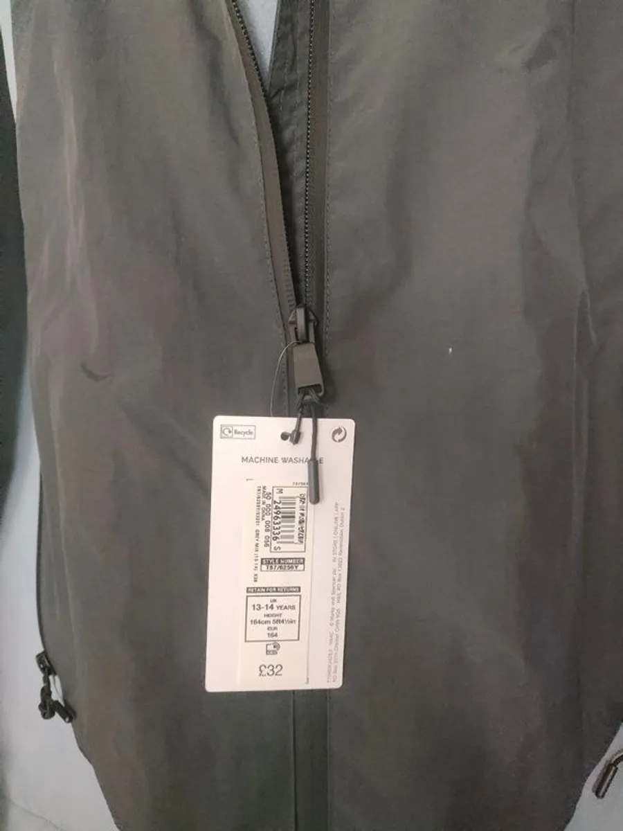 Boys jacket lightweight fleece lined - Image 4