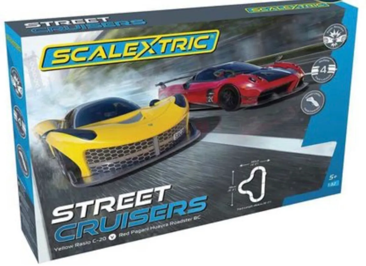 BRAND NEW: Scalextric Street Cruise Car Racing Set - Image 1