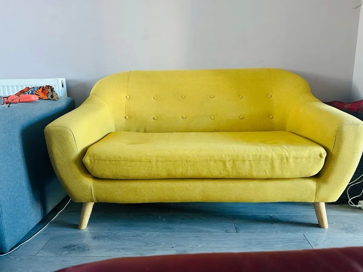 Odense yellow sofa - Image 2