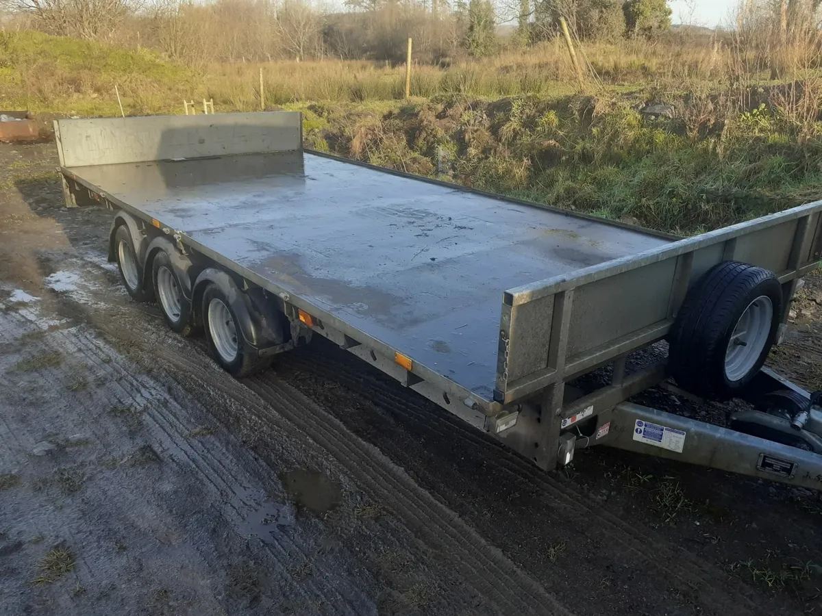 IFOR WILLIAMS 16FT TRI AXLE TRAILER - Image 1