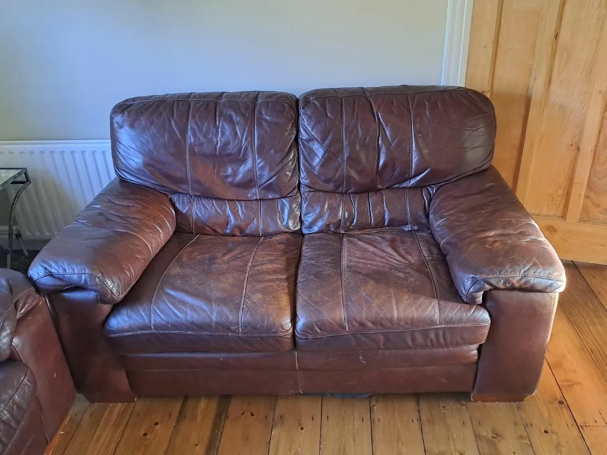 FREE Leather Sofas by 2 - Image 2
